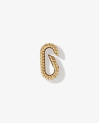 Twisted Paperclip Pendant Connector in 10k Yellow Gold