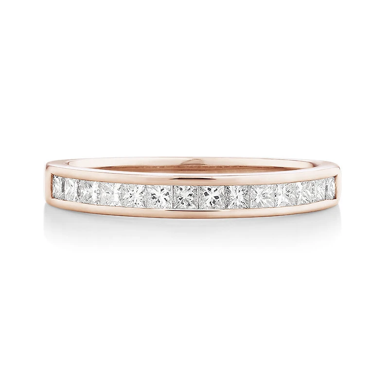 Evermore Wedding Band with 0.50 Carat TW of Diamonds in 14kt White Gold