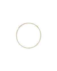 65mm 2.3mm Width Solid Round Bangle in 10kt Yellow Gold