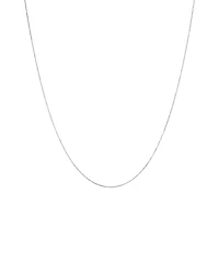 45cm (18") 0.66mm Width Box Chain in 18kt Yellow Gold