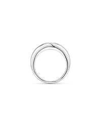 0.30 Carat TW Laboratory-Grown Marquise Diamond Dome Ring in Sterling Silver