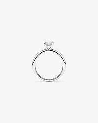Bague Solitaire avec Diamant Rond Brillant de 0,70 Carat TW en Or Blanc 18 kt