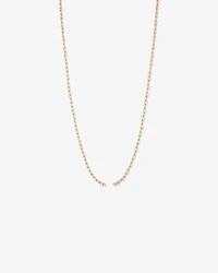 60cm (24") Round Paperclip Open Pendant Chain in 10kt Yellow Gold