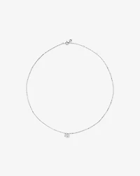 0.39 Carat TW Multistone Princess and Marquise Cut Diamond Pendant in 10kt White Gold