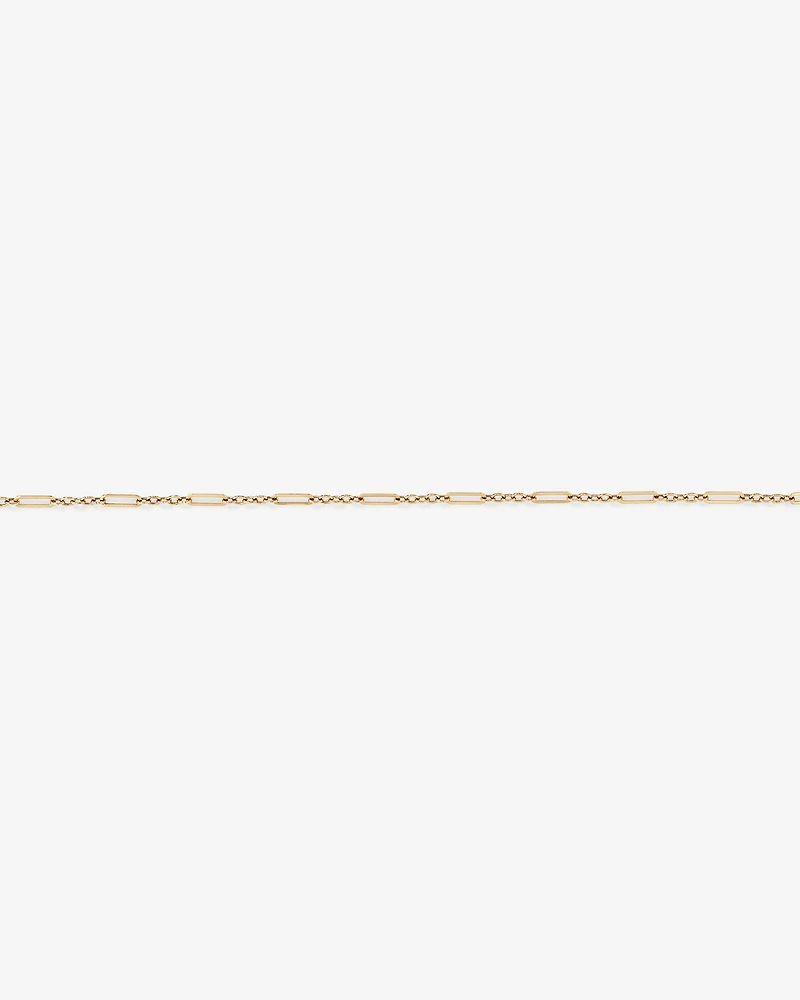 Paperclip 3 and 1 Bracelet in 10kt Yellow Gold