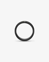 Ring in Black Titanium with Fine 10kt Yellow Gold Inlay