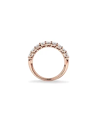 1.17 Carat TW Oval Laboratory-Grown Diamond Wedding Ring in 14kt White Gold
