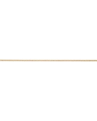50cm (20") 3.75mm Width Semi Solid Diamond Cut Curb Chain in 10kt Yellow Gold