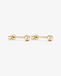 3mm Ball Stud Earrings in 10kt Rose Gold
