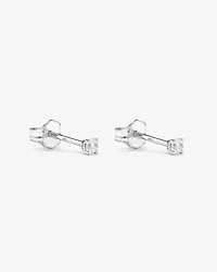 0.10 Carat TW Diamond Mini Solitaire Stud Earrings in 10kt White Gold