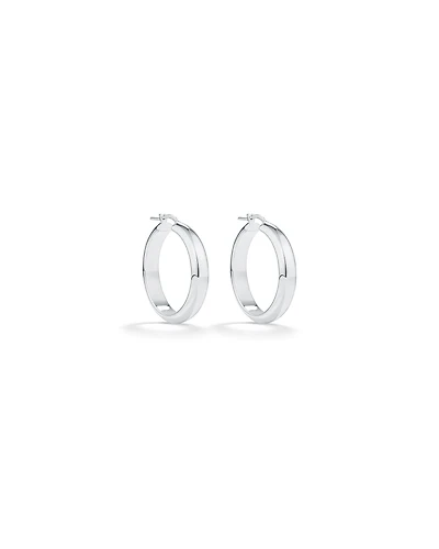 Boucles d'oreilles créoles de 25mm en argent sterling