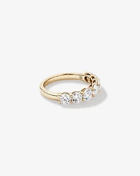 2.00 Carat TW Round Brilliant Laboratory-Grown Diamond Wedding Ring in 14kt White Gold