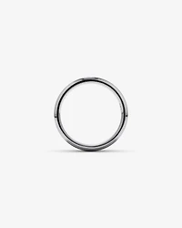6mm Black Titanium Bevelled Edge Wedding Band