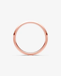 7mm Flat Bevelled Wedding Band in 10kt White Gold