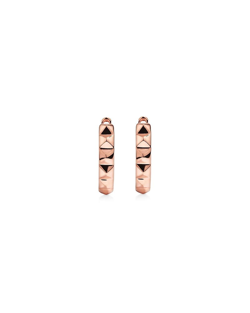 Créoles Huggie Signature Connect en Or Rose 10 kt