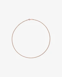 50cm (20") Hollow Belcher Chain in 10kt Rose Gold