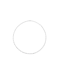 50cm (20") 1.6mm Width Figaro Chain Necklace in Sterling Silver