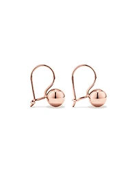 7mm Euroball Earrings in 10kt Rose Gold