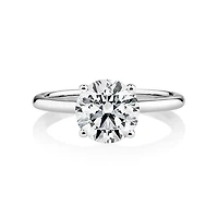 2 Carat Laboratory-Grown Diamond Ring in 14kt White Gold