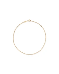 26cm (10.2") 1.7mm Width Belcher Chain Anklet in 10kt Yellow Gold