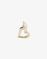 Open Love Heart Pendant in 10kt Yellow Gold