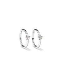 Diamond Accent Sleeper Earrings in 10kt Gold