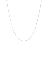 45cm (18") 1mm-1.5mm Width Hollow Singapore Chain in 10kt Yellow Gold