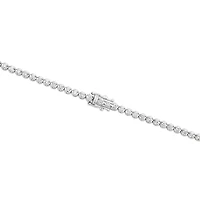 Collier de tennis en diamants cultivés en laboratoire TW de 4,00 carats serti en or blanc 10 carats