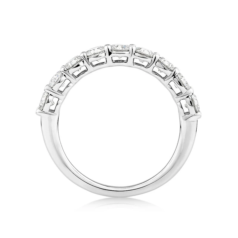 Ring with 1.30 Carat TW Laboratory Grown Diamonds in 14kt White Gold