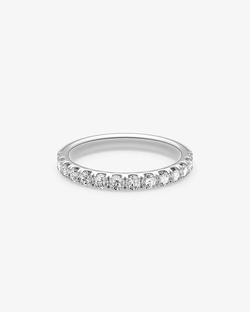 Evermore Wedding Band with 0.75 Carat TW Diamonds in 14kt White Gold