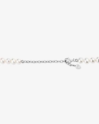 Cultured Freshwater Pearl Necklace in Sterling Silver