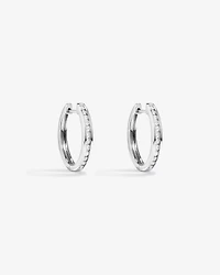 Huggie Earrings with 0.50 Carat TW of Diamonds in 10kt Rose Gold