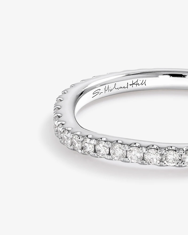 Sir Michael Hill Designer Wedding Band with 0.25 Carat TW of Diamonds in 18kt White Gold