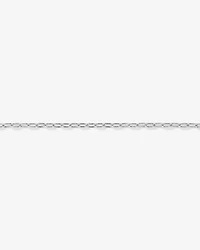 19cm (7.5") 4.7mm Width Round Paperclip Chain Bracelet in Sterling Silver