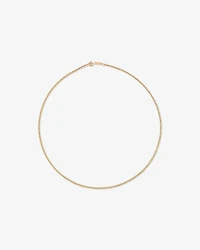 45cm (18") Hollow Curb Chain in 10kt Yellow Gold