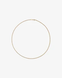 50cm (20") Semi Solid Curb Chain in 10kt Yellow Gold