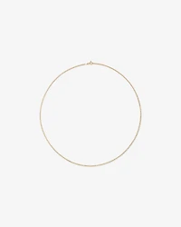 50cm (20") 1.96mm Width Semi Solid Curb Chain in 10kt Yellow Gold
