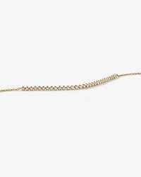 0.50 Carat TW Laboratory-Grown Diamond Tennis Bracelet in 10kt Yellow Gold