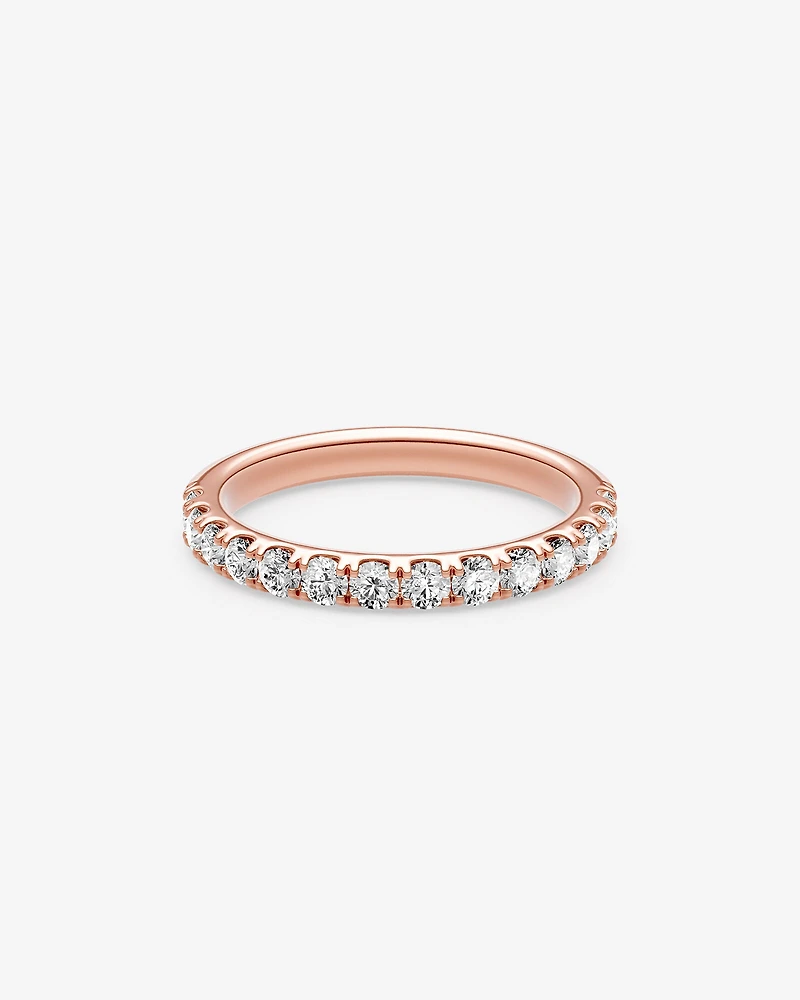 Evermore Wedding Band with 0.75 Carat TW Diamonds in 14kt White Gold