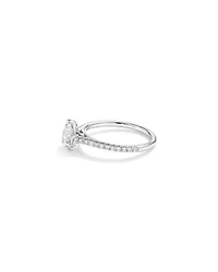 Pear Solitaire Engagement Ring with 1.12ct TW of Diamonds in 14kt White Gold