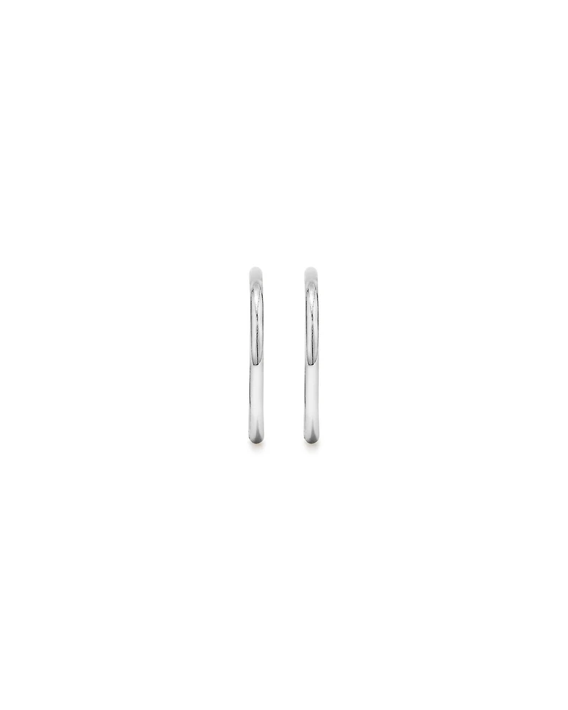 14mm Sleeper Earrings in Sterling Silver