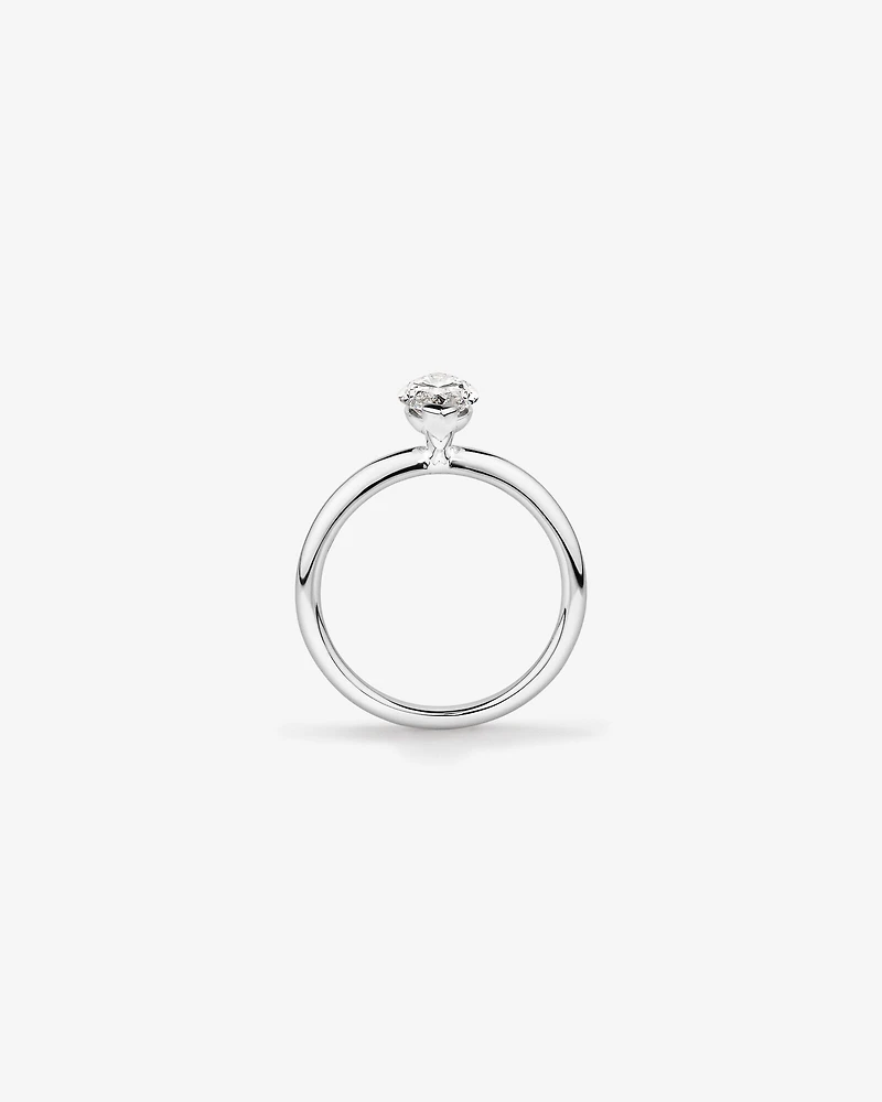 1.25 Carat TW Marquise Laboratory-Grown Diamond Solitaire Engagement Ring in 14kt White Gold