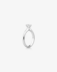 Certified Solitaire Engagement Ring with a 3/4 Carat TW Diamond in 18kt White Gold