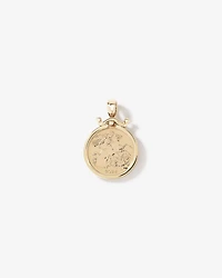 Full Sovereign Medallion Pendant in 10kt and 22kt Yellow Gold