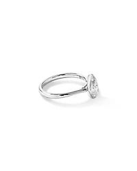 1.25 Carat TW Pear Cut Laboratory-Grown Diamond Solitaire Bezel Set Engagement Ring in 14kt Yellow Gold