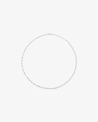 50cm (20") 1.6mm Width Figaro Chain Necklace in Sterling Silver