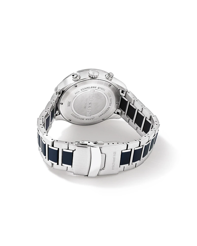 Solar Powered Men's Watch with Black Tone in Stainless Steel