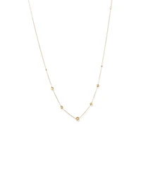 45cm (18") Bead Cable Chain in 10kt Yellow Gold