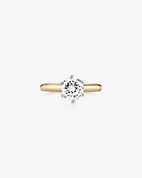 Certified Solitaire Engagement Ring with A 1 1/2 Carat TW Diamond in 18kt White Gold