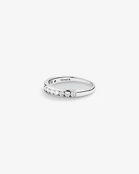 Bague de mariage en or blanc 14 carats avec diamants d'un total de 0,50 carat, sertis en canal, modèle Evermore.